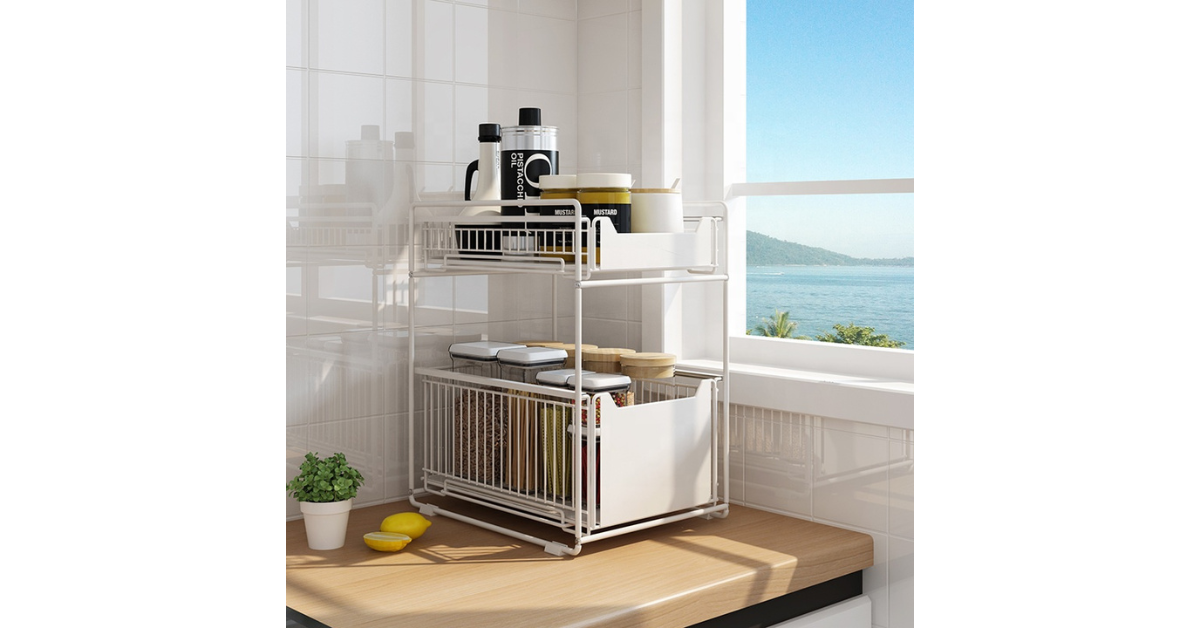 cabinet organizer for under sink storage
