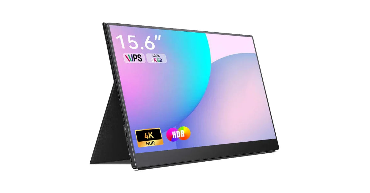 15.6-inch Portable Monitor 4K for Laptop – External & Gaming Display - Omnibaya