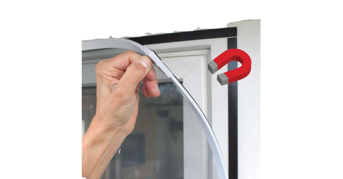 magnetic insect screen for windows