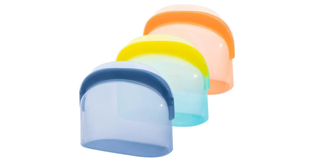 100% Food Grade 1500ml Reusable Silicone Food Storage Bags – Eco-Friendly Kitchen & Fridge Freezer Pouch - Omnibaya