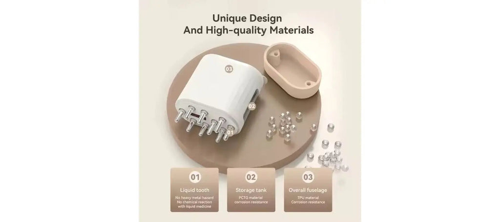 Home Hair Treatment – EMS & LED Hair Growth Comb with Oil Applicator omnibaya