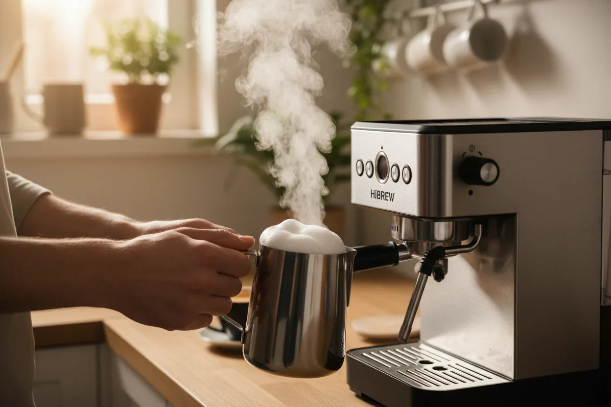 HiBREW 20 Bar Espresso Machine H5: Barista-Quality Coffee at Home - Omnibaya