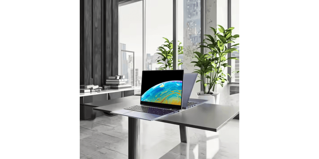 Backlit keyboard and spacious touchpad of budget i9 laptop