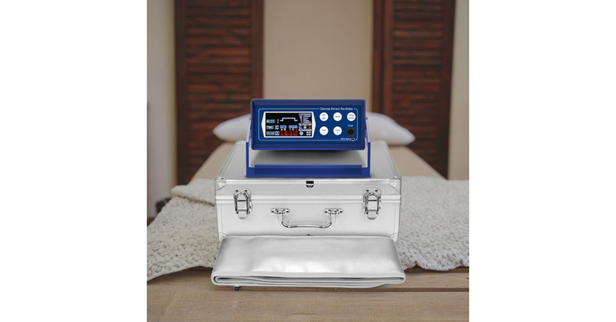 Ionic detox bubbles in foot spa machine
