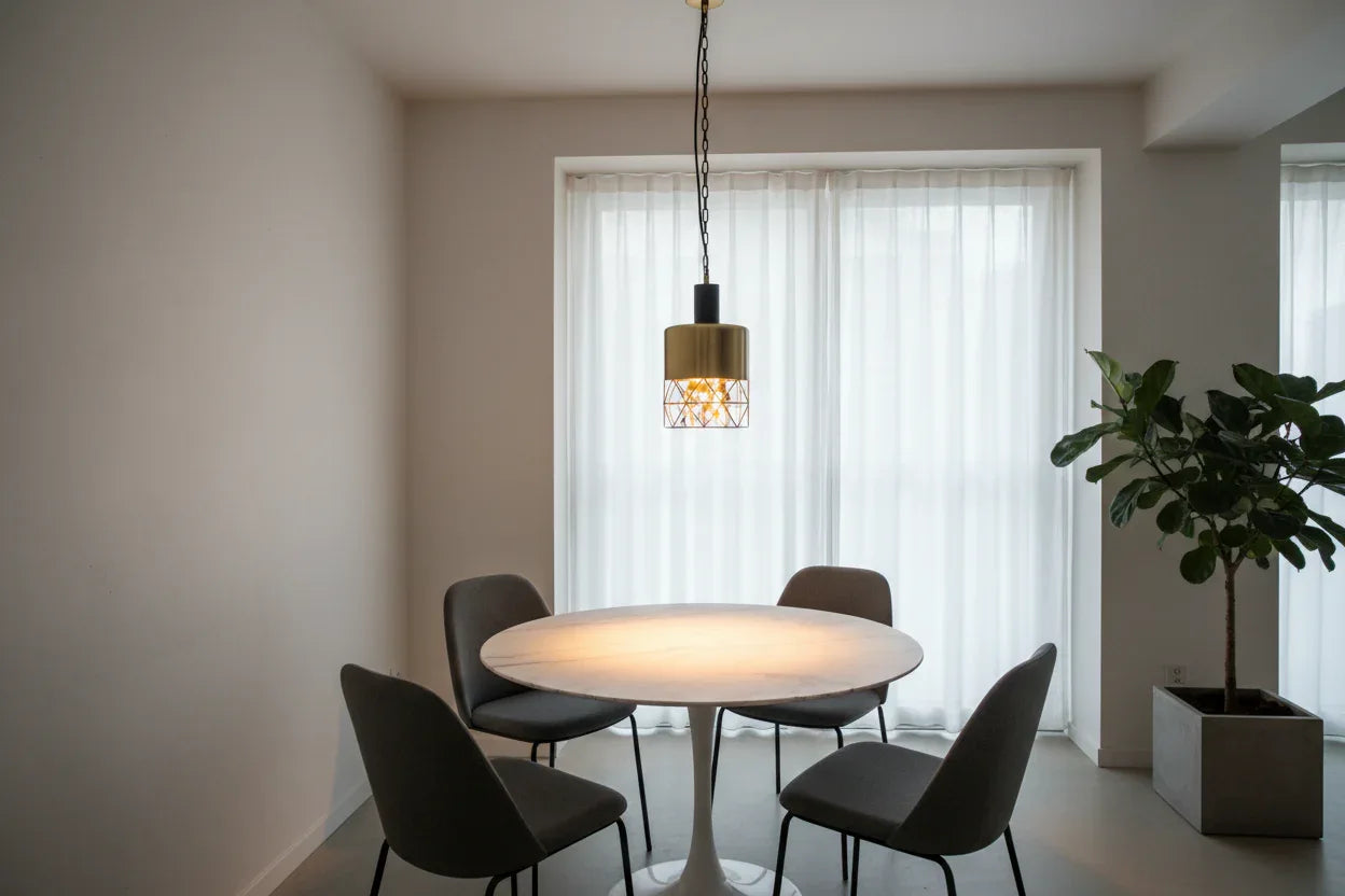 LED Pendant Light – Modern Cylinder Hanging Fixture (ntununt 4030S): Sleek Lighting for Your Space - Omnibaya