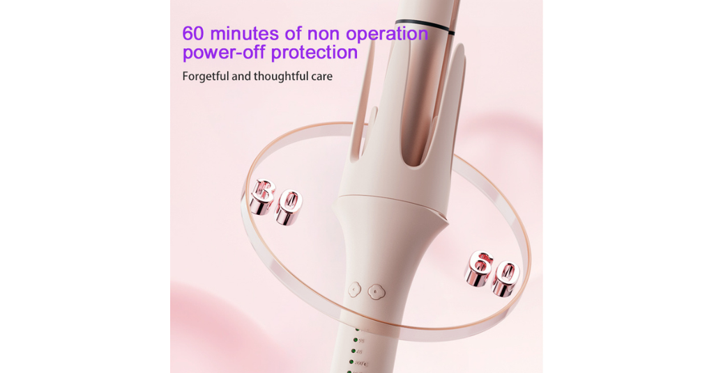 Ceramic curling barrel for shiny curls