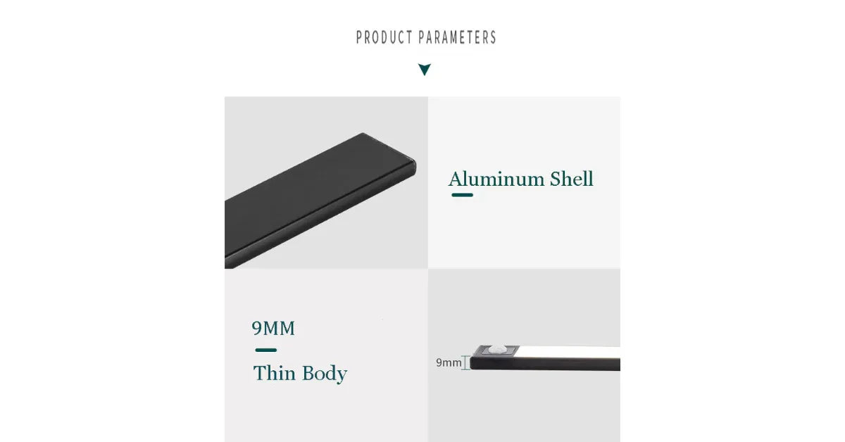 LED Motion Sensor Closet Light – Rechargeable Wireless Night Lamp - Omnibaya