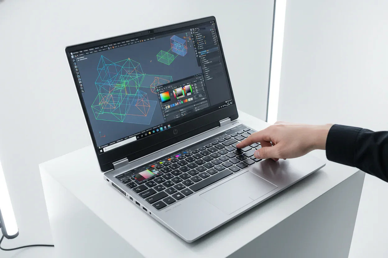 HP ZBook Pro UX582 – i7 32GB RAM 1TB SSD Dual Screen Laptop: The Professional's Ultimate Multitasking Tool - Omnibaya