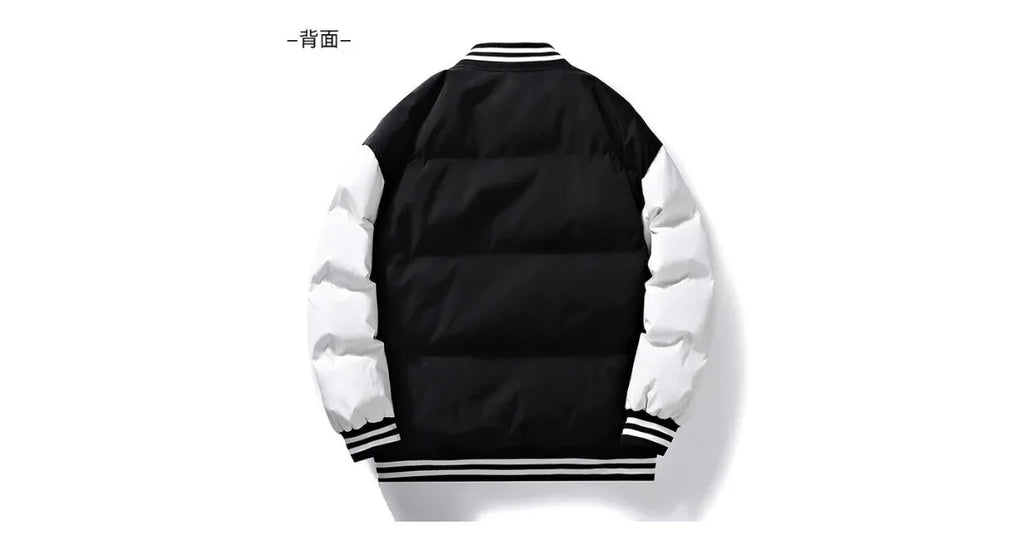 Casual Winter Puffer Jacket for Men – Streetwear & Warmth - Omnibaya