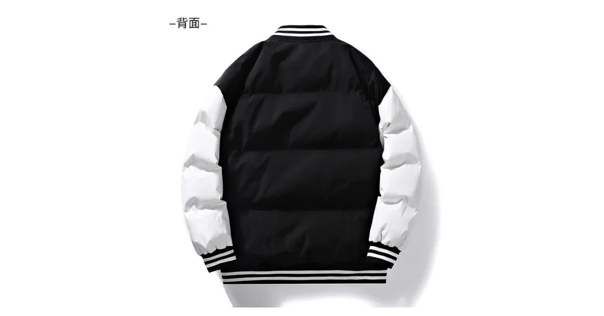 Casual Winter Puffer Jacket for Men – Streetwear & Warmth - Omnibaya