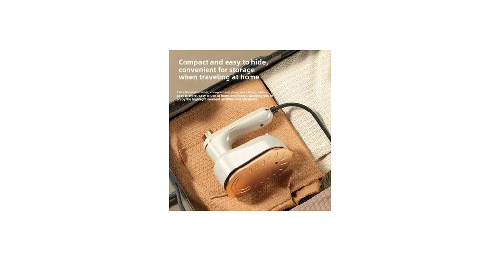 Portable Ironing Machine 2-in-1 Handheld Steam Iron – Mini Travel Clothes Steamer, Quick Heat, Foldable, Flat & Hang Ironing, Best Handheld Steamer 2025 - Omnibaya