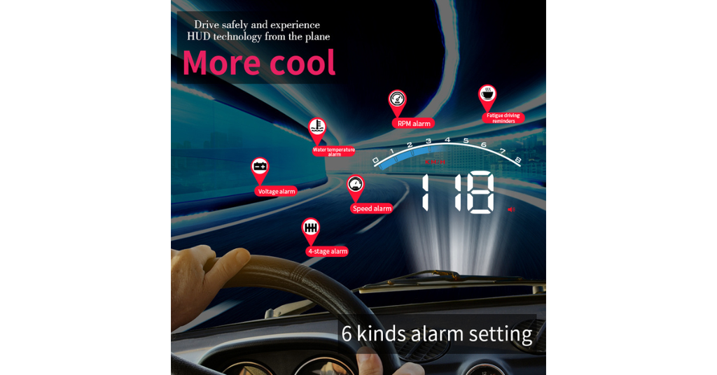 LED widescreen display for car