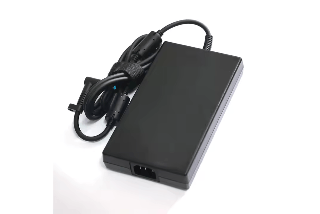 High-quality HP laptop battery replacement charger, 19.5V 10.3A AC adapter, shown in a front view. Perfect for users searching for laptop battery replacement near me.