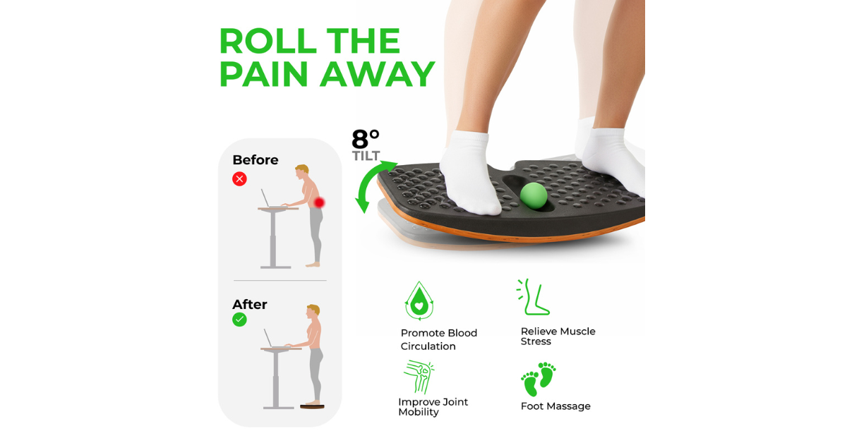 home office standing desk mat