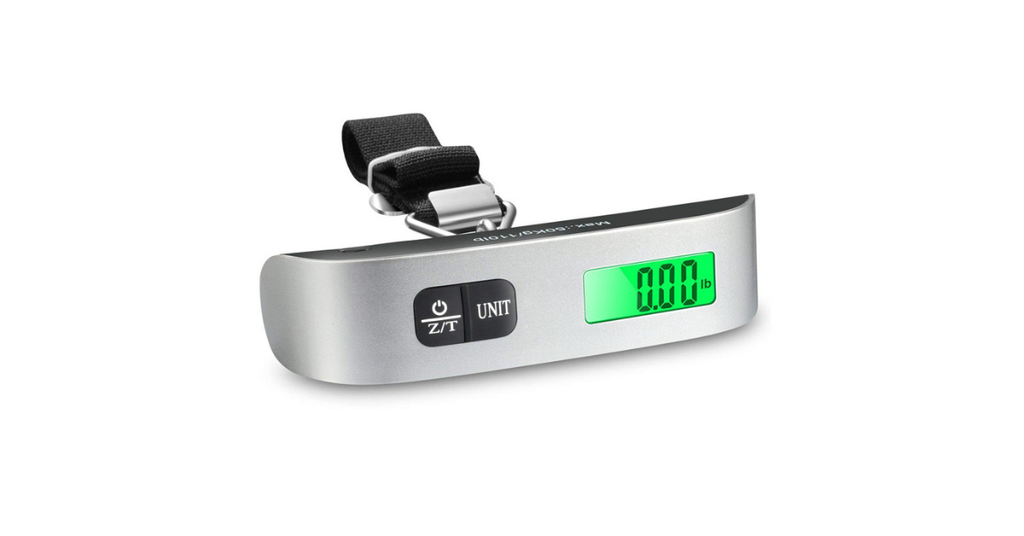 portable digital luggage scale measuring suitcase