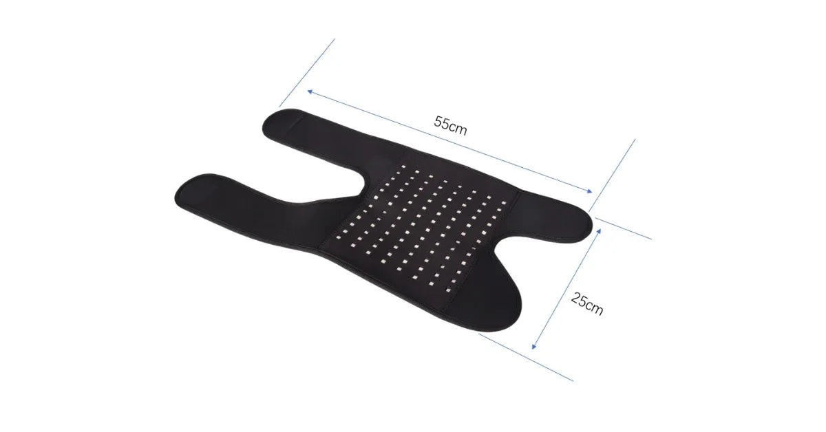 Red Light Therapy Belt 660nm 850nm – Infrared Heating Wrap for Knee, Shoulder & Pain Relief - Omnibaya