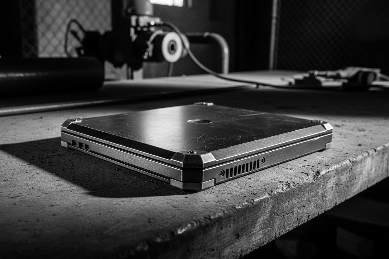 Rugged 15.6 inch budget laptop with durable metal chassis, ideal for users needing a reliable budget Windows 10 laptop.