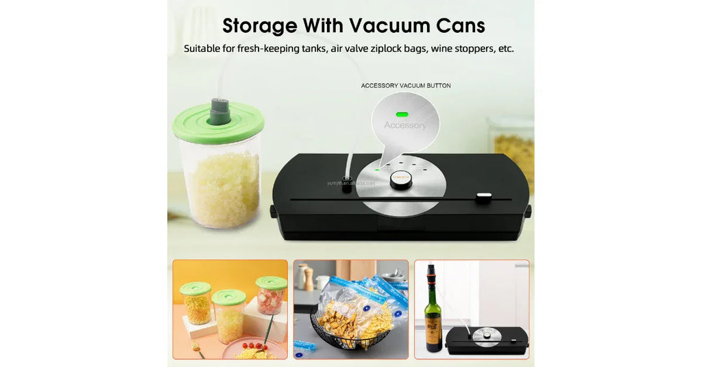 Portable Mini Electric Food Vacuum Sealer – Keep Food Fresh Longer - Omnibaya