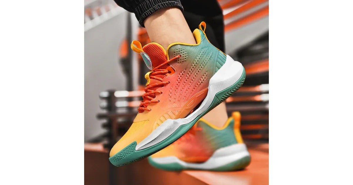 Best Mens Basketball Shoes – Outdoor Durable Anti-Slip Athletic Sneakers - Omnibaya