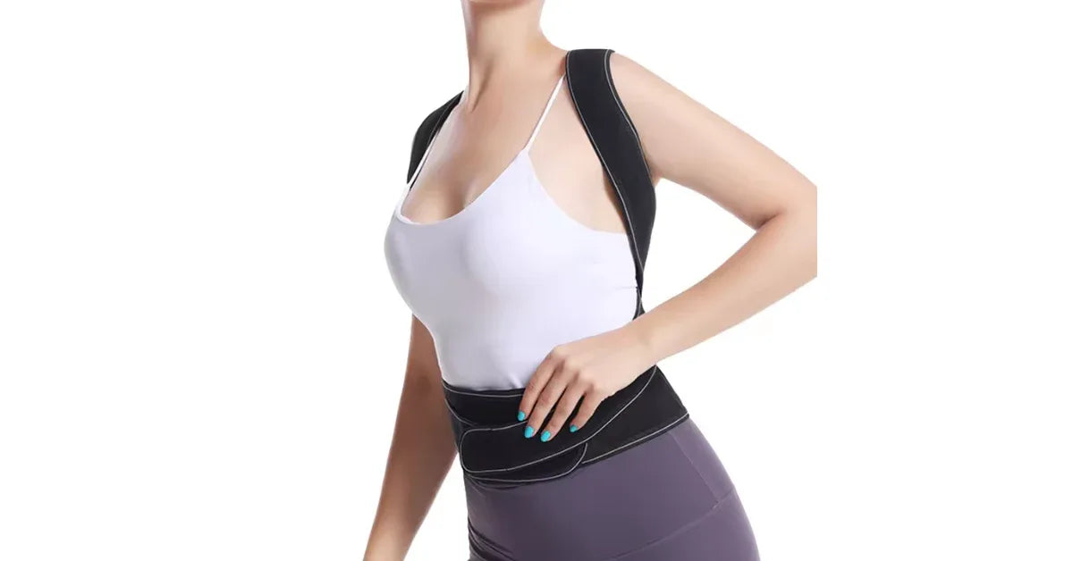 Adult Posture Corrector for Men & Women – Shoulder and Back Brace - Omnibaya