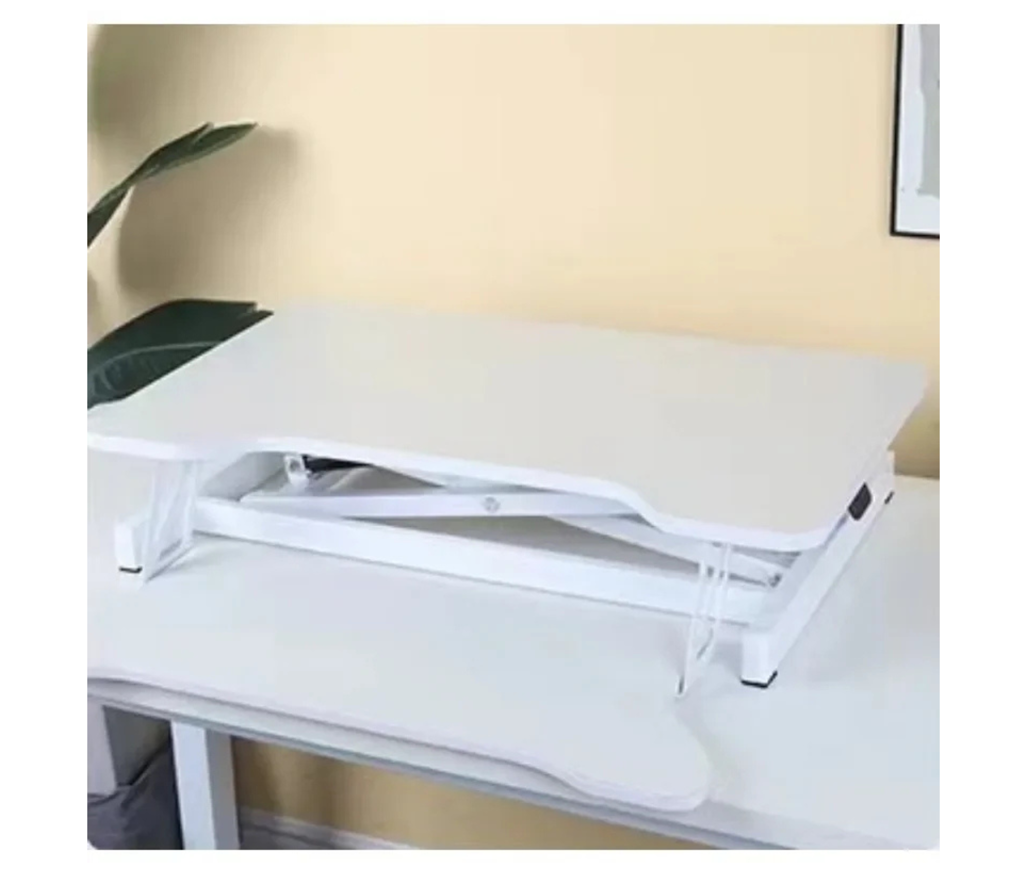 Ultra-Slim Standing Desk Converter – Compact Sit Stand Desk Riser for Laptop & Monitor - Omnibaya