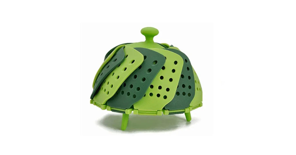Foldable Silicone Steamer Basket – Space-Saving Kitchen Gadget - Omnibaya