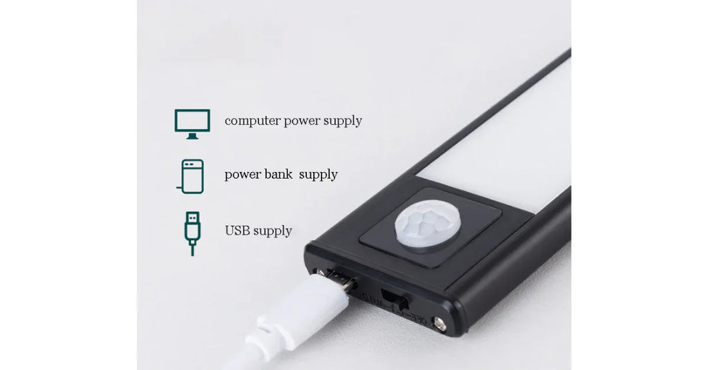 LED Motion Sensor Closet Light – Rechargeable Wireless Night Lamp - Omnibaya