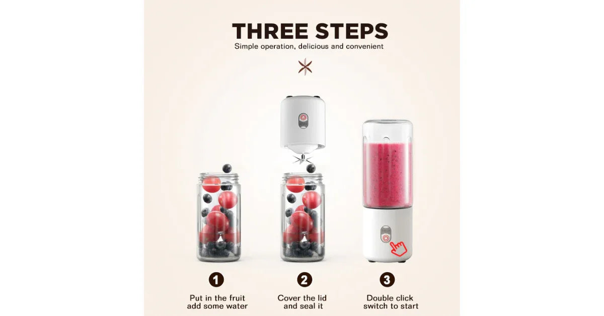 Dreepor Portable Juicer Bottle – Fresh Drinks Anywhere - Omnibaya