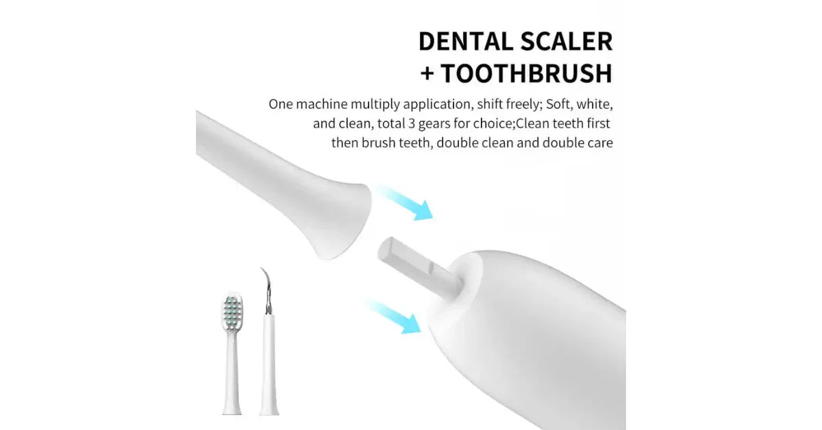 BJLS Electric Ultrasonic Tooth Cleaner | Plaque & Tartar Remover for Teeth at Home - Omnibaya