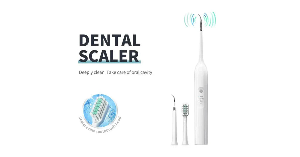 BJLS Electric Ultrasonic Tooth Cleaner | Plaque & Tartar Remover for Teeth at Home - Omnibaya