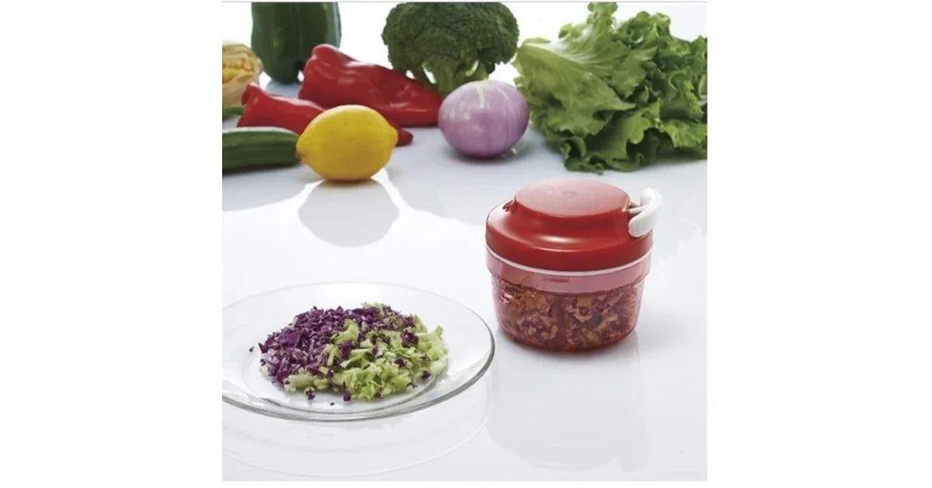 Multi-function Manual Food Chopper – Best Manual Vegetable & Meat Processor - Omnibaya