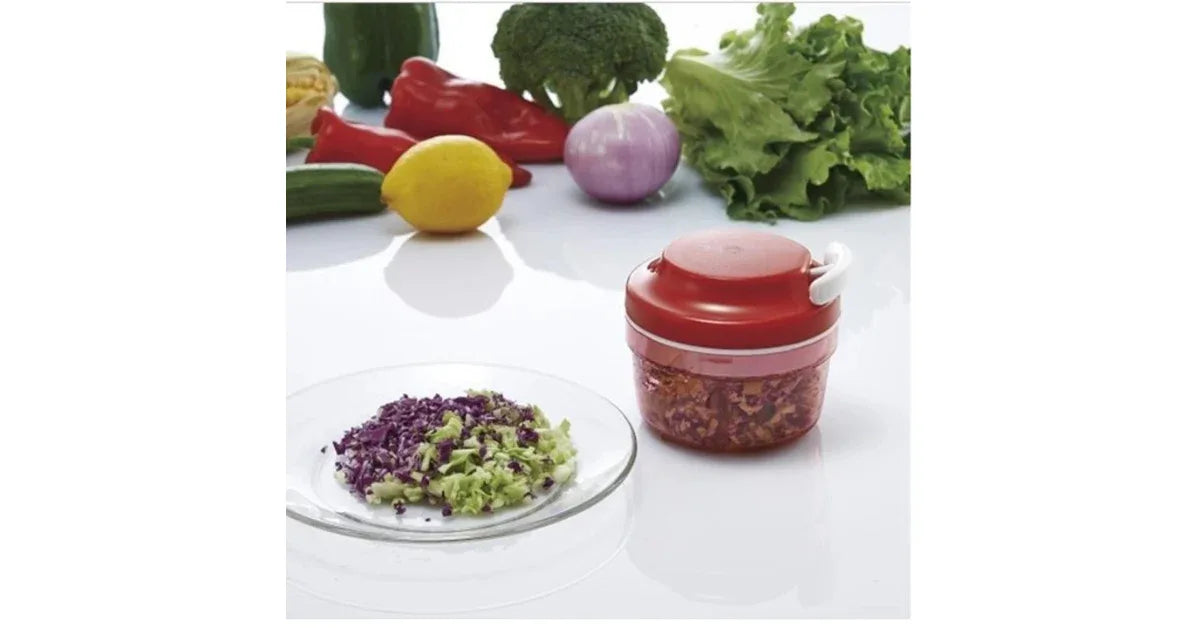 Multi-function Manual Food Chopper – Best Manual Vegetable & Meat Processor - Omnibaya