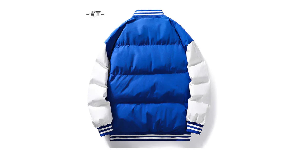 Casual Winter Puffer Jacket for Men – Streetwear & Warmth - Omnibaya