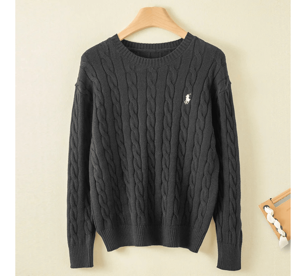 Luxury Embroidered Cashmere Sweater for Women & Men – Soft Knitted Winter Pullover - Omnibaya