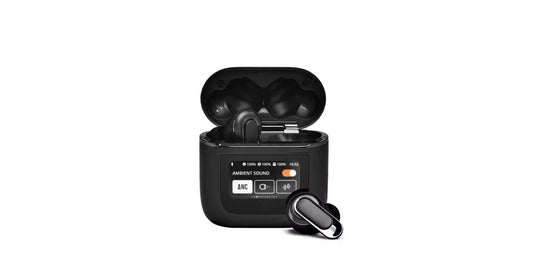 2024 Wireless Earphones V8 – Noise Cancelling Sport Earbuds with Smart LCD Touch, Fast Charging & Microphone omnibaya