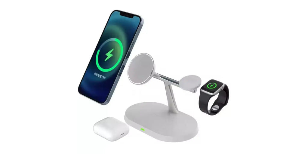 Super Fast Wireless Charger – 3-in-1 Magnetic Charging Dock omnibaya
