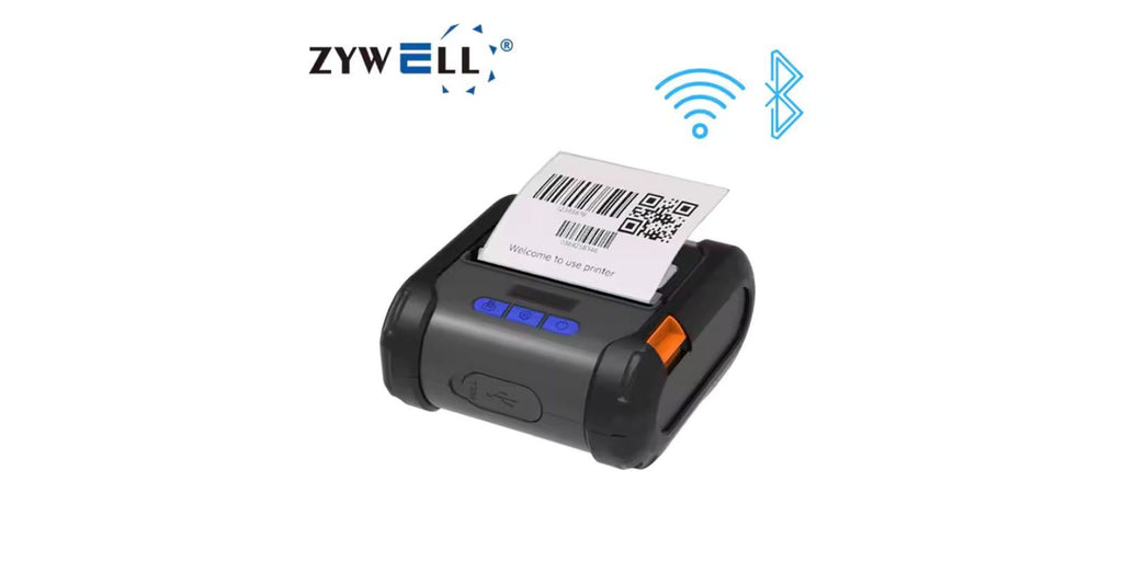 Wireless 80mm Thermal Label Printer ZM04 – Portable Bluetooth Mini Sticker Printer for Small Business omnibaya