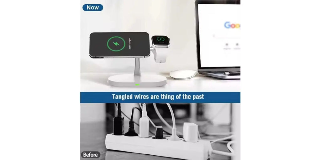 Super Fast Wireless Charger – 3-in-1 Magnetic Charging Dock omnibaya