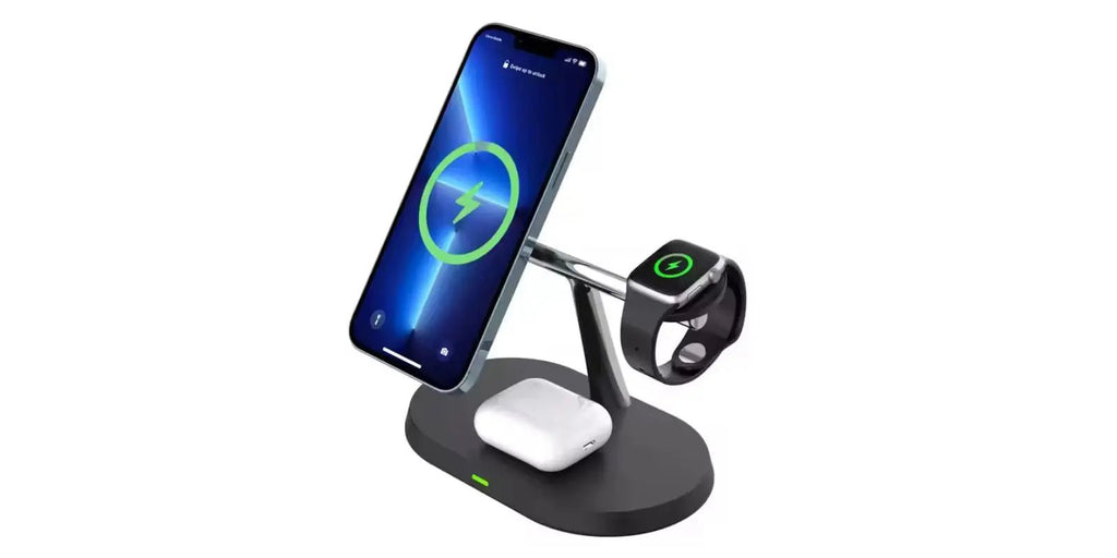 Super Fast Wireless Charger – 3-in-1 Magnetic Charging Dock omnibaya